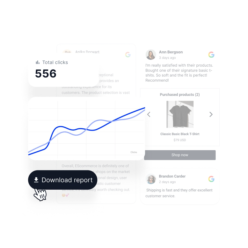 Reviews analytics dashboard